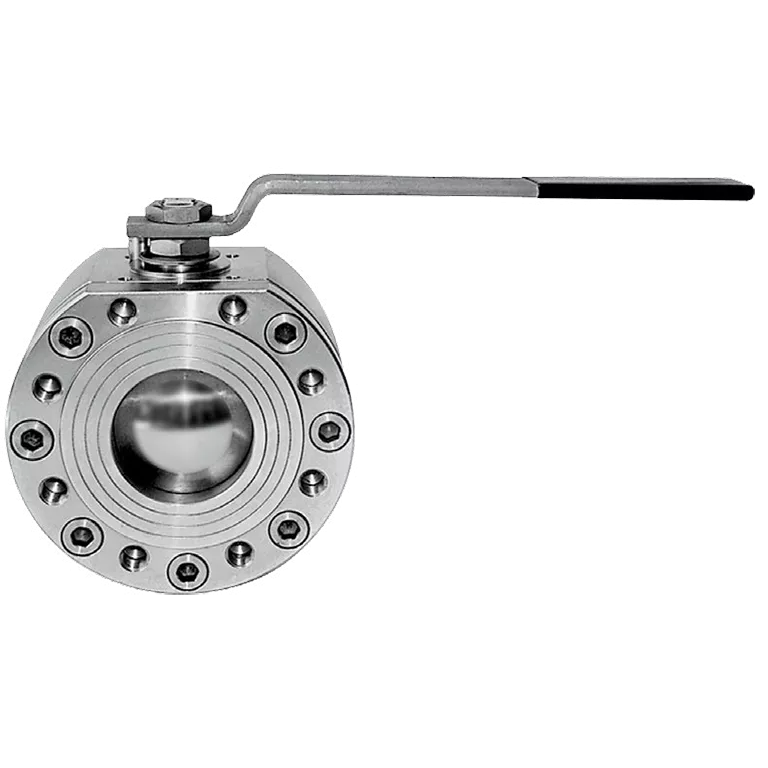 VALVOLA A SFERA A CORPO PIATTO ACCIAIO AL CARBONIO O INOX 304 O INOX 316